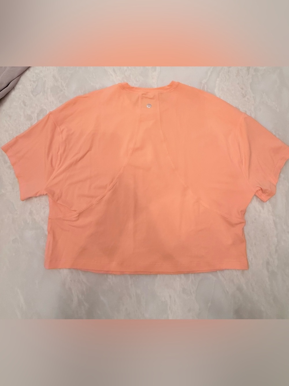 lululemon athletica swiftly Peach Crop Top never worn